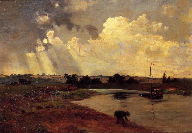 Charles-Francois Daubigny The Banks of the River